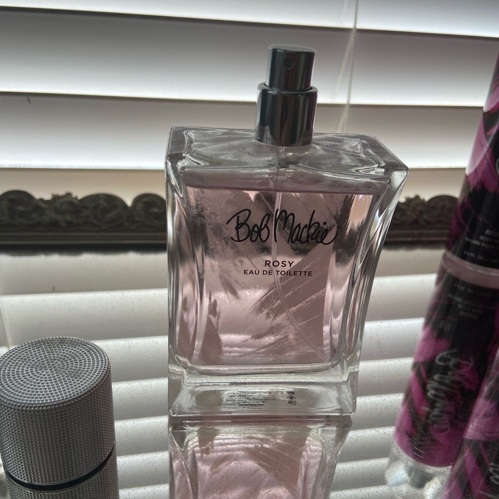 SELLING BOTTLE ONLY AS COLLECTIBLE Bob Mackie Rosy Perfume 3.4oz